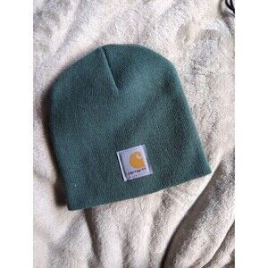 Teal blue green carhartt beanie one size